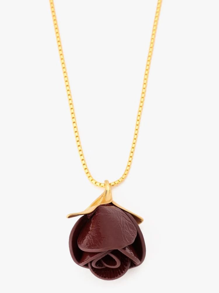 Rose Buds Wrap Necklace