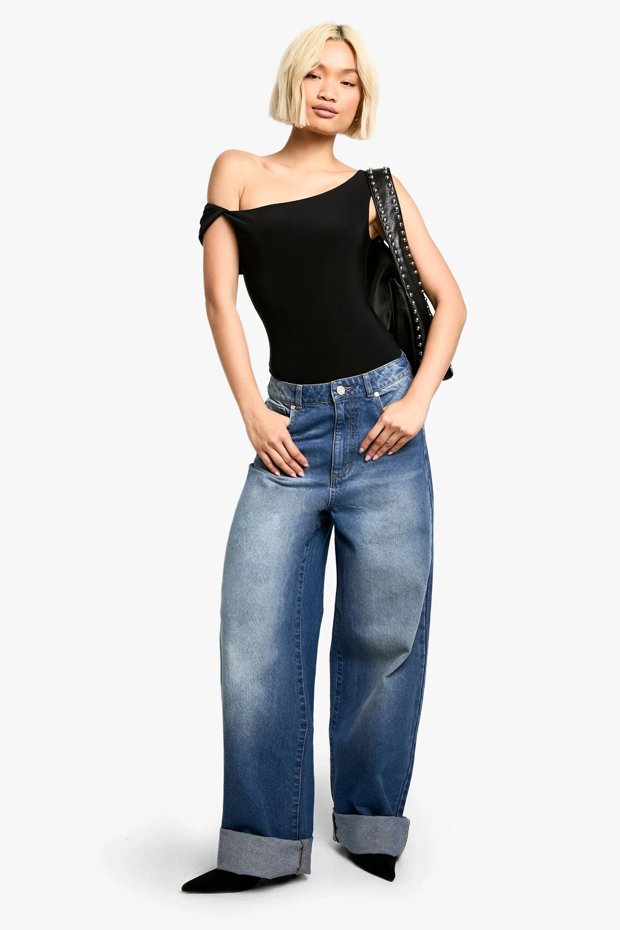 Double Layer Twist Detail Bodysuit