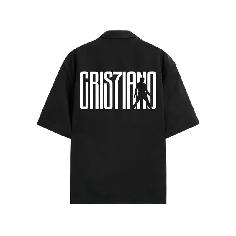 Voyd Football Royalty Black Bowling Shirt