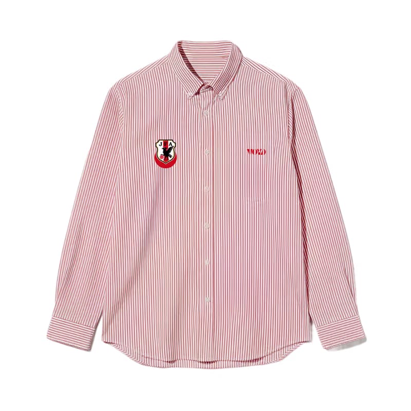Voyd Land of the Rising Sun Pink Stripe Shirt