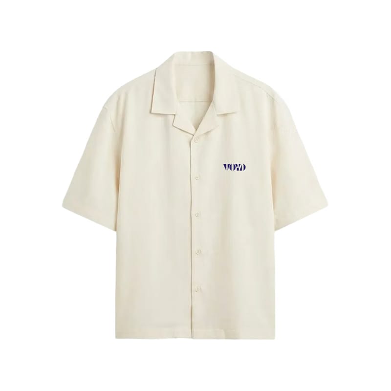 Voyd Number Ten Legacy White Bowling Shirt