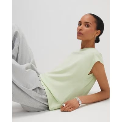 Green Grown On Sleeve T-Shirt