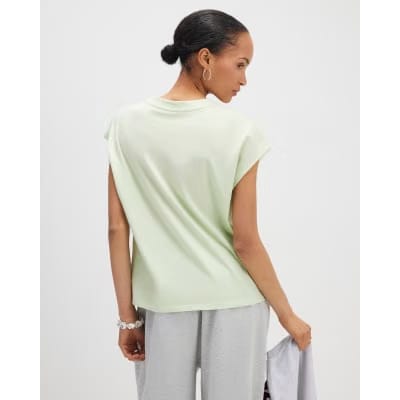 Green Grown On Sleeve T-Shirt