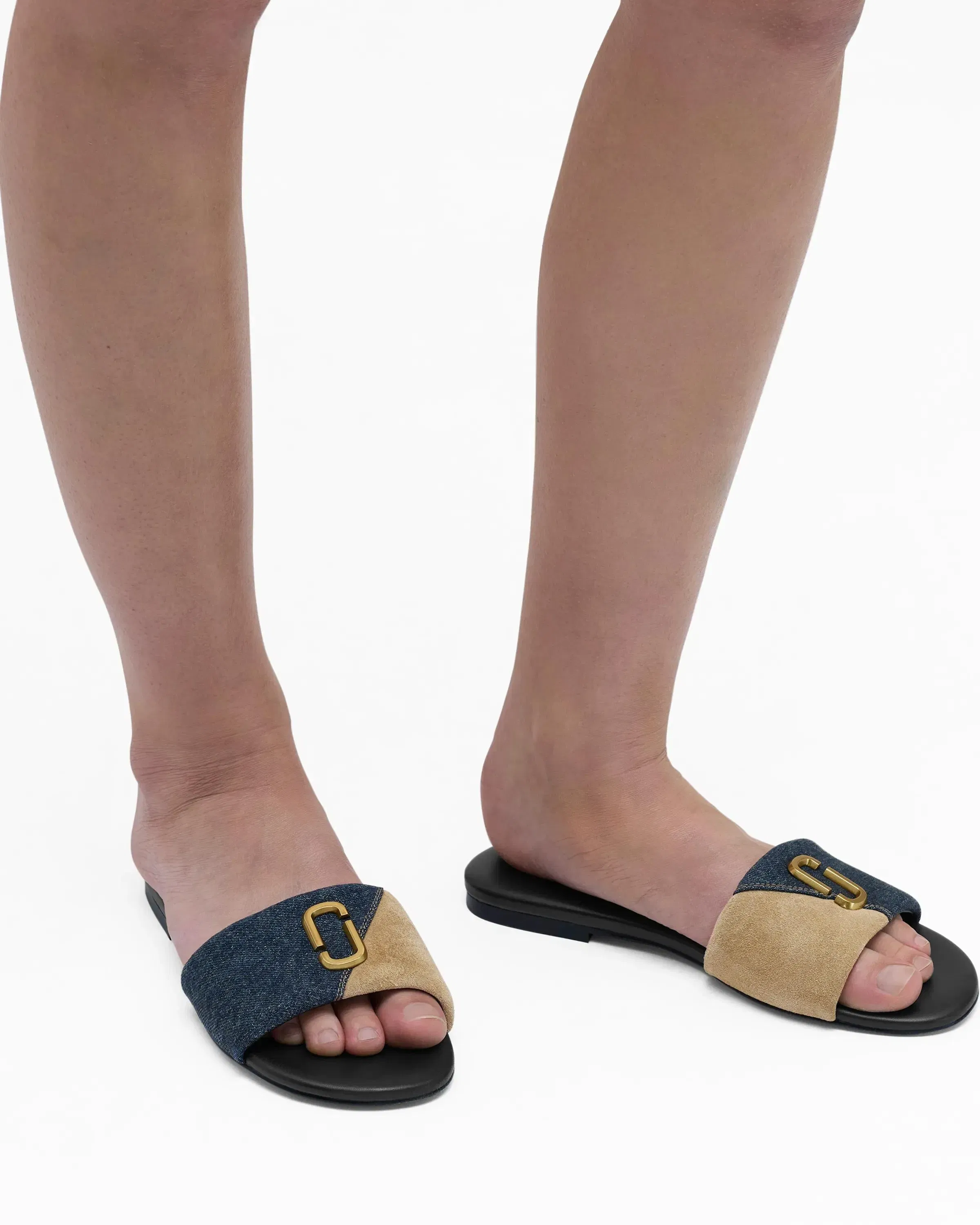 The Denim Suede Snapshot Slide