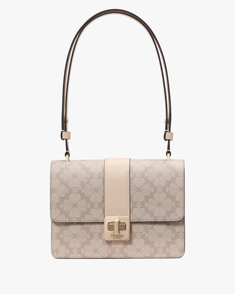 Spade Flower Small Flap Shoulder Bag