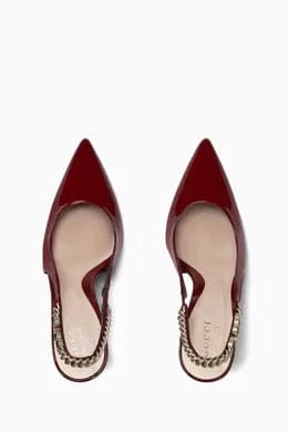 Signoria 105 Slingback Pumps in Leather