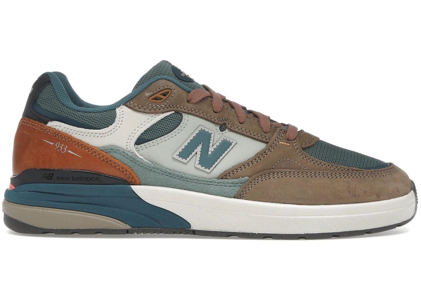 New Balance Numeric 933 Andrew Reynolds Mushroom New Spruce