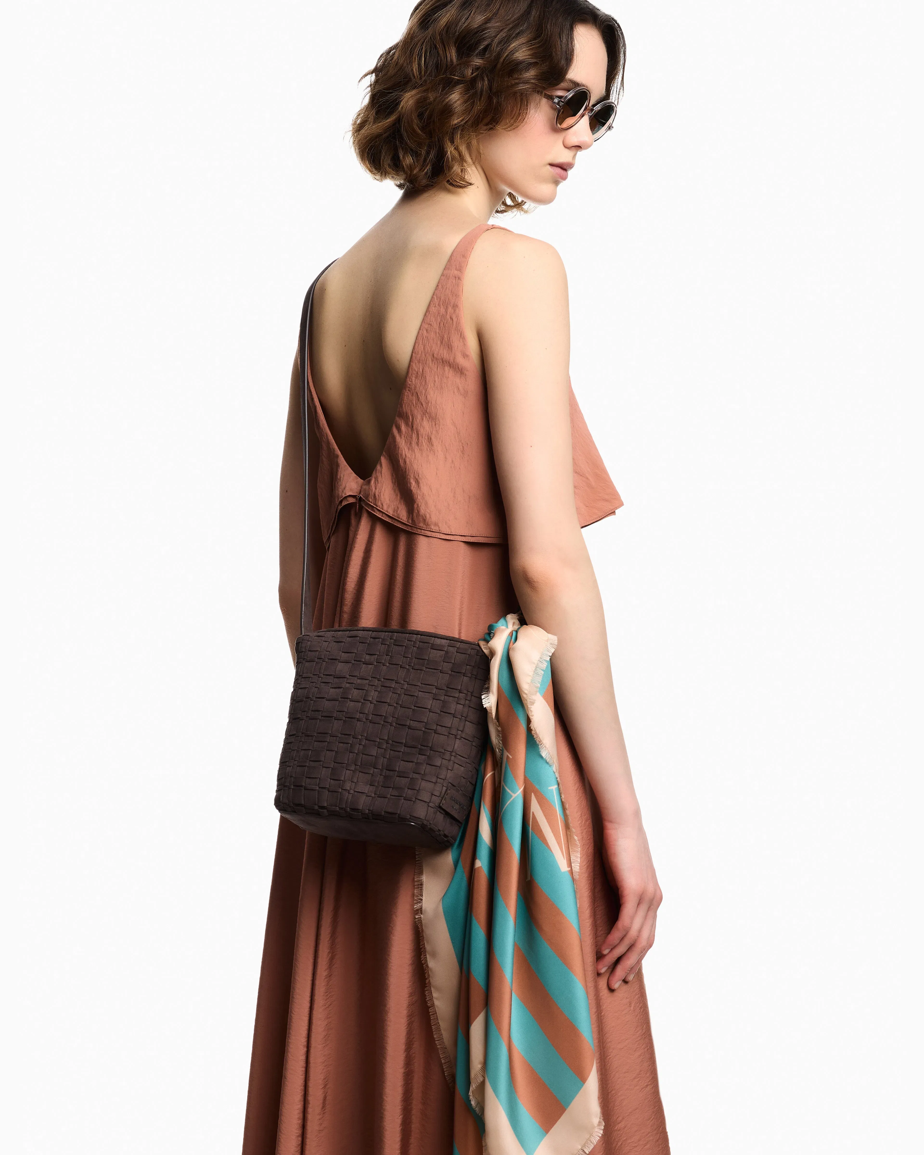 Emporio Armani Icon modal muslin long dress