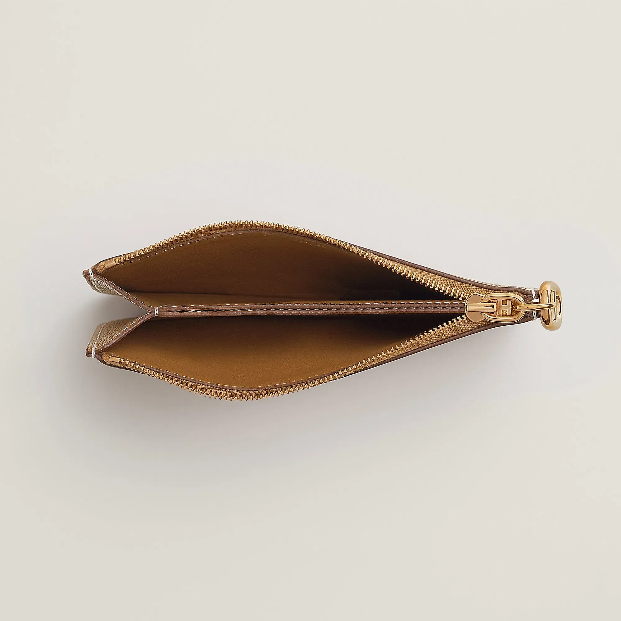 Hermes Zipengo Chaine D'Ancre Card Holder Bton