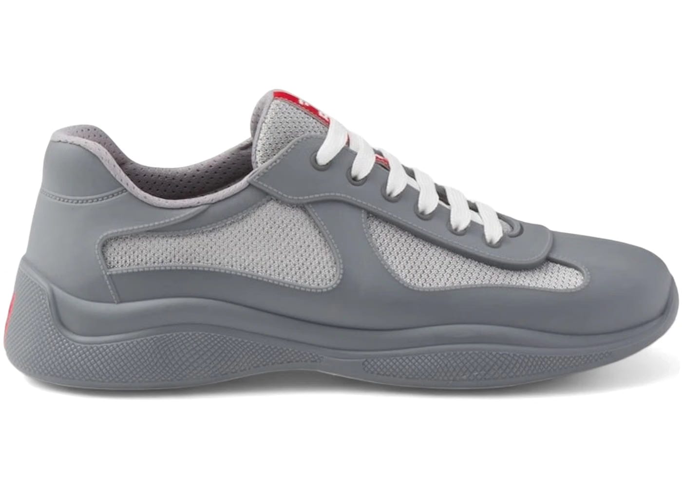 Prada Americas Cup Soft Rubber Steel Gray