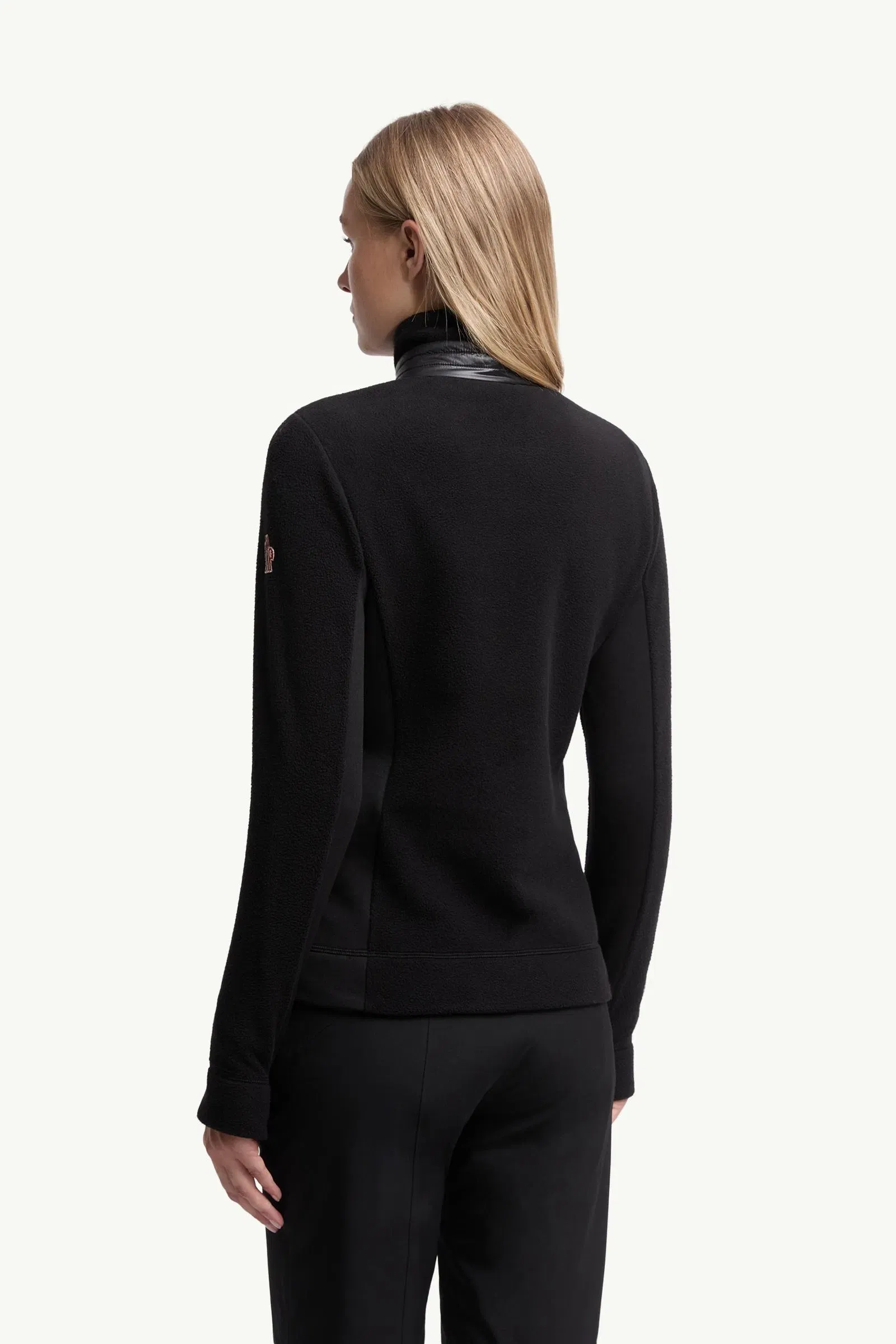 Moncler Half-Zip Turtleneck Black Black