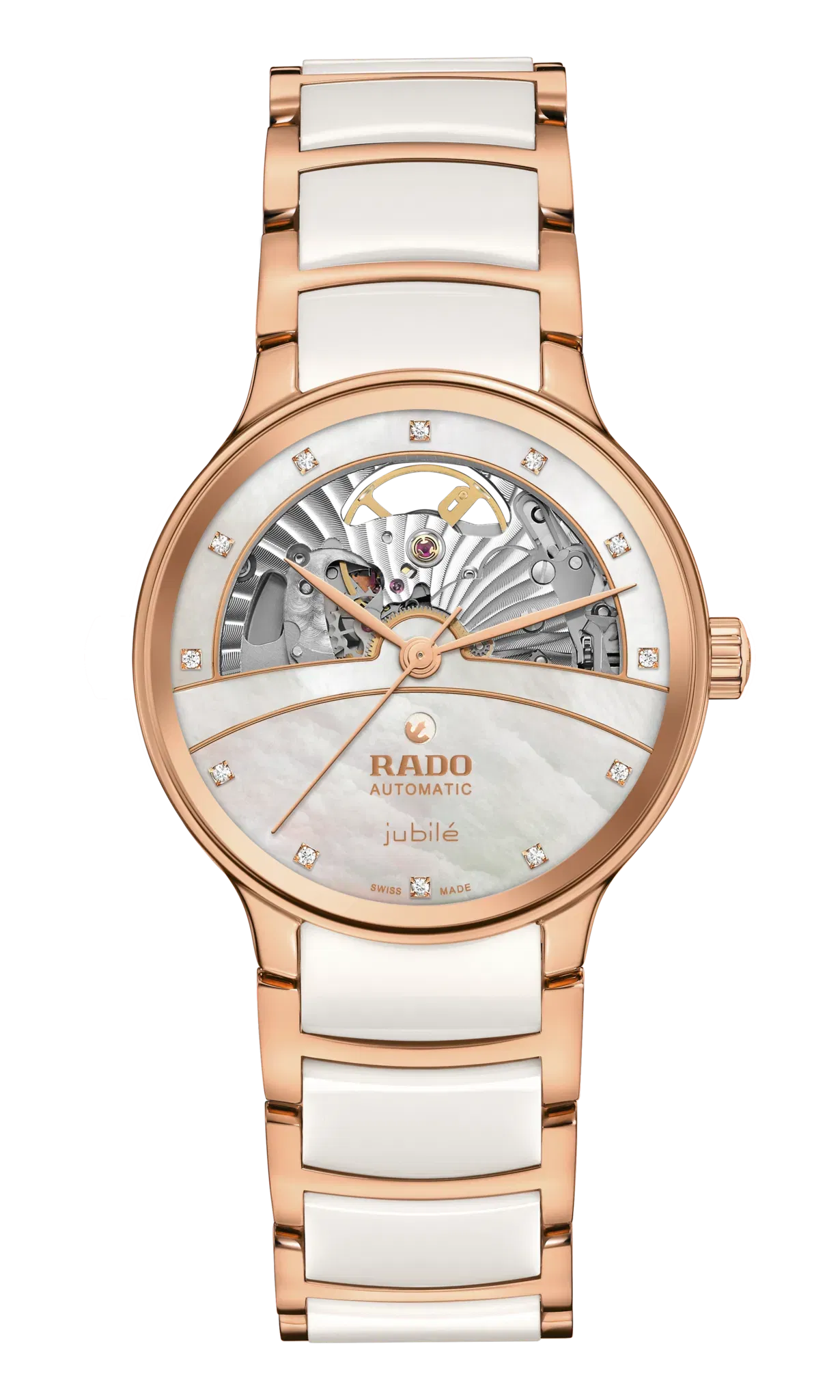 Rado Centrix Automatic Diamonds Open Heart Rose Gold r30029922