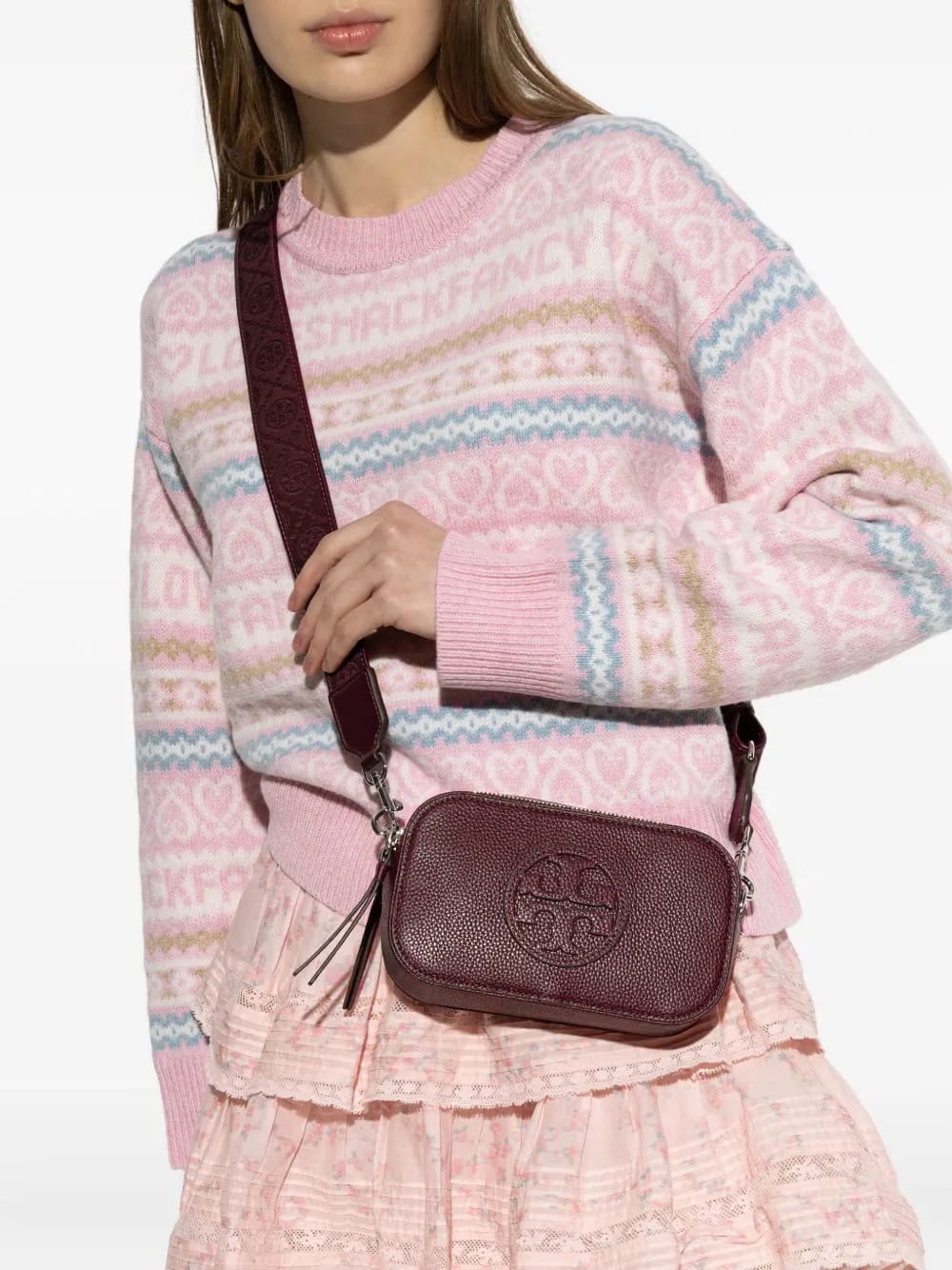 Mini Miller logo-appliqué cross body bag