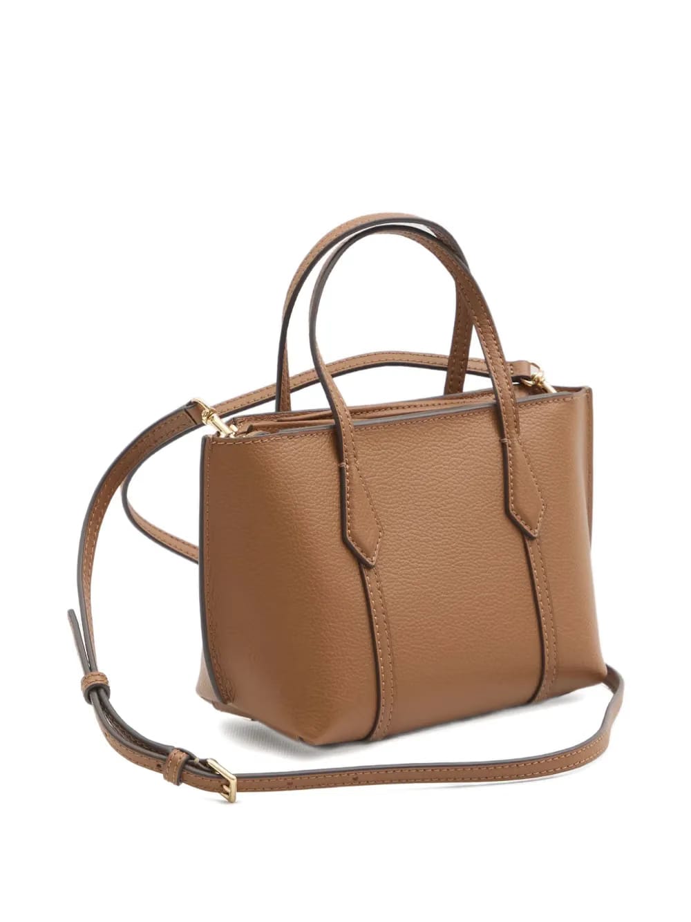 mini Perry zip-top leather tote bag