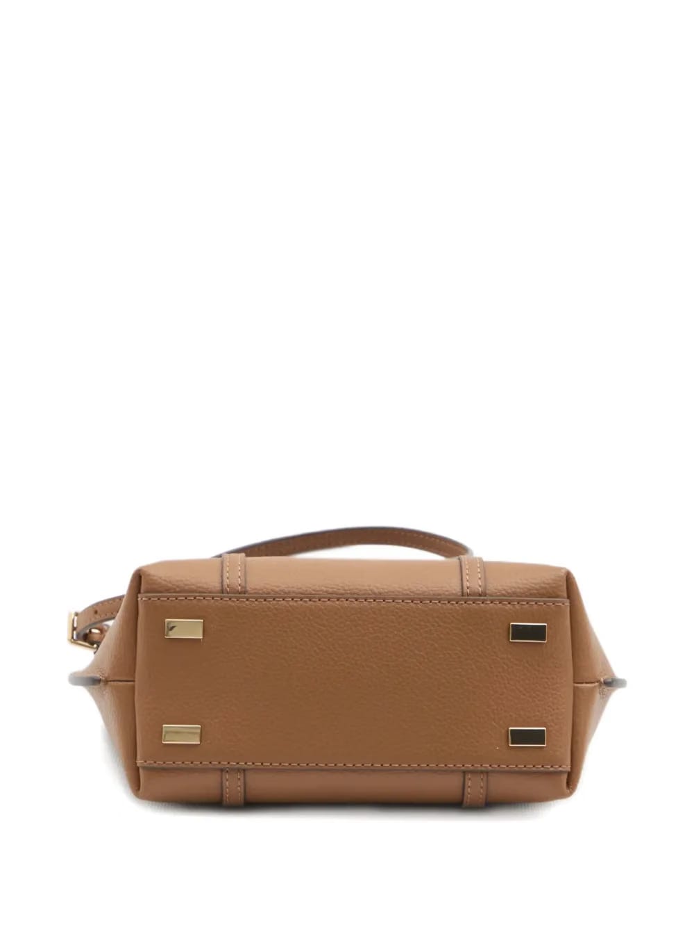 mini Perry zip-top leather tote bag