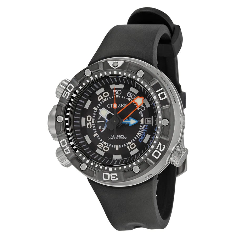 Citizen Promaster Aqualand Depth Meter Eco-Drive Mens Watch