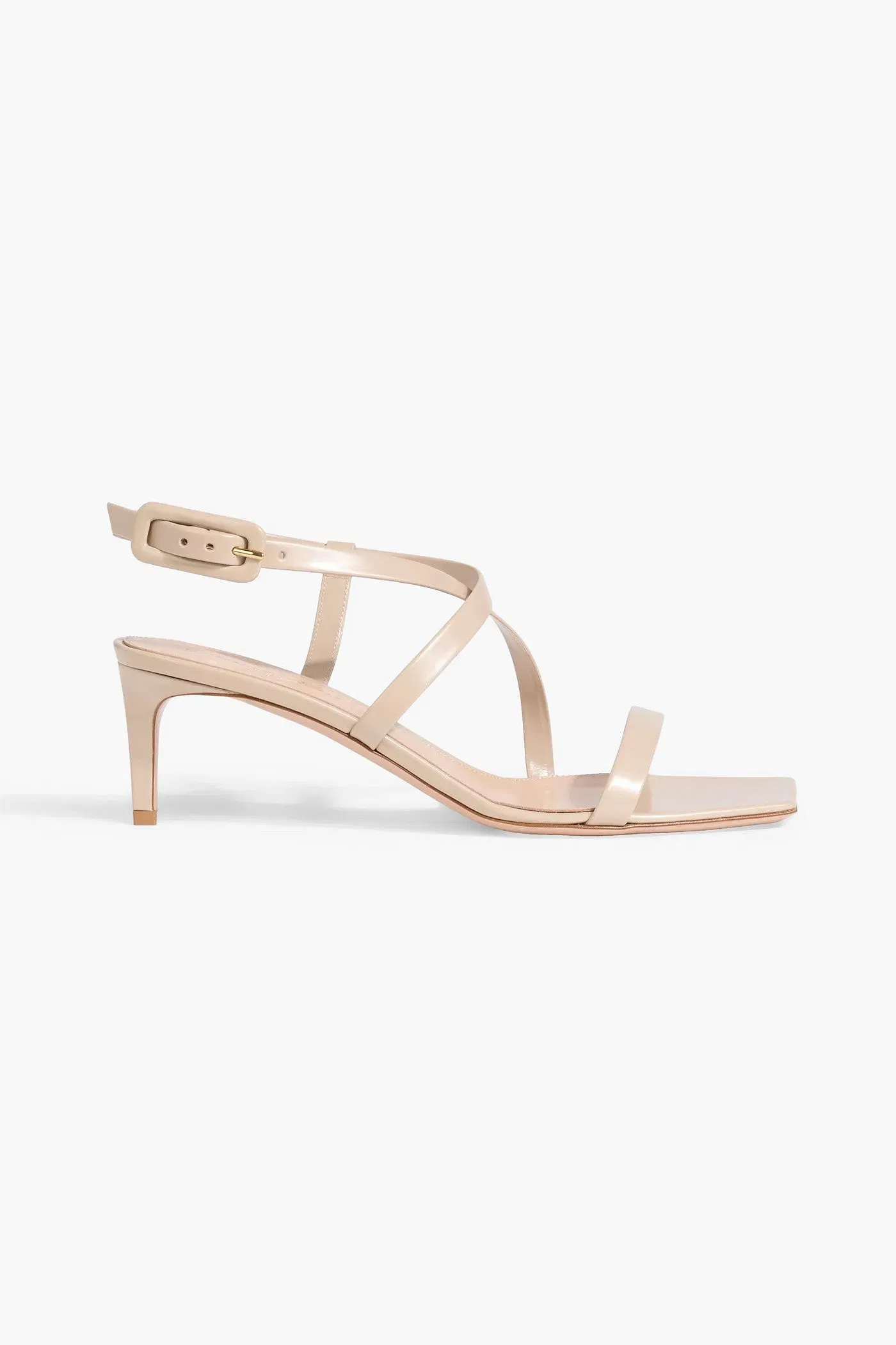 Gianvito Rossi Lindsay Leather Sandals Beige Women's