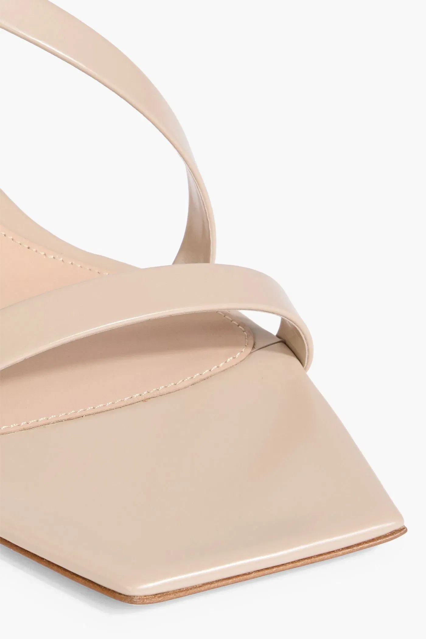 Gianvito Rossi Lindsay Leather Sandals Beige Women's