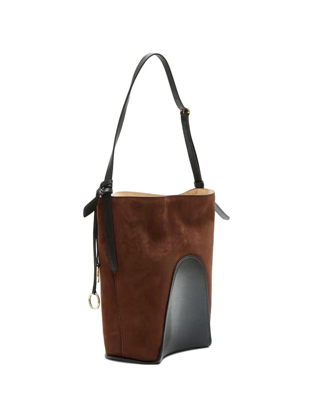 suede bucket bag