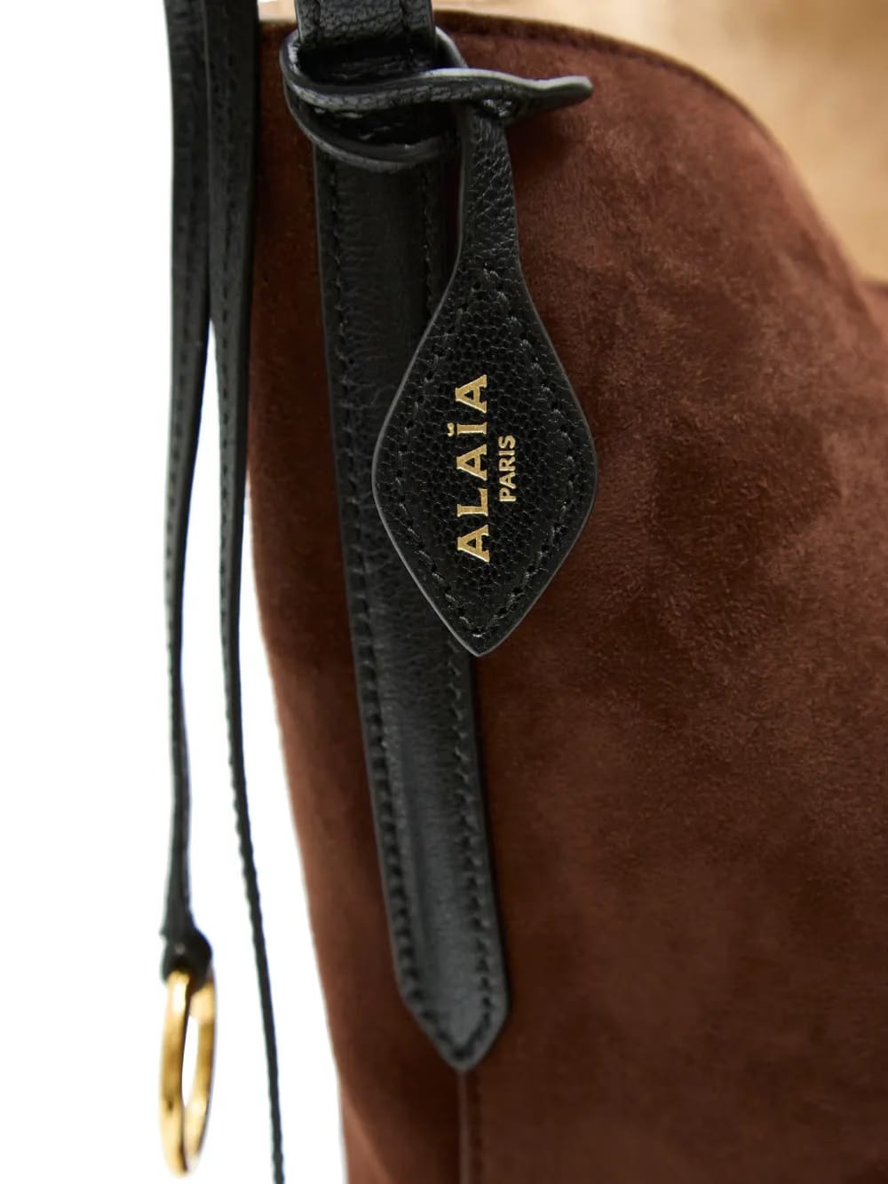 suede bucket bag