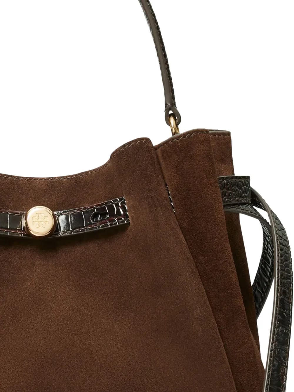 suede bucket bag