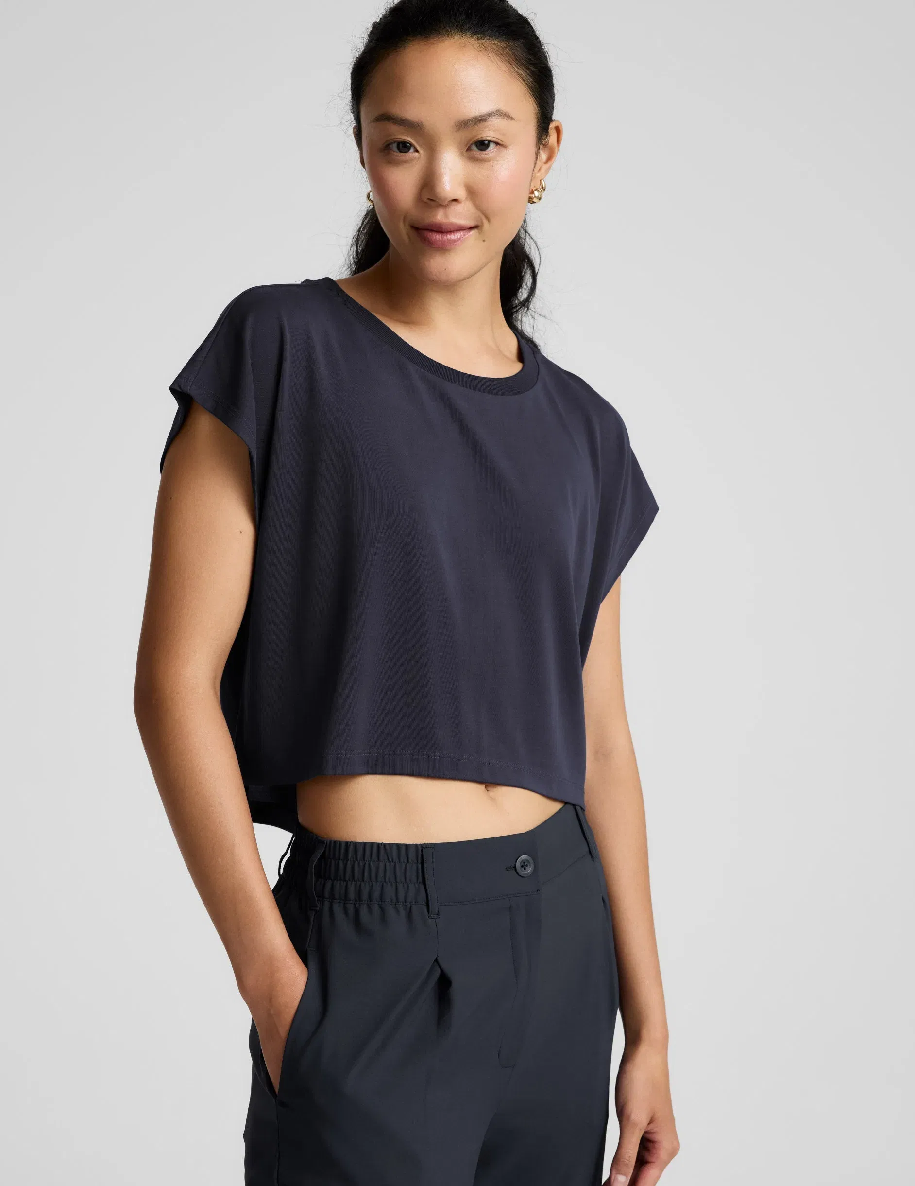 Beyond Yoga Studio Luxe Cropped T-Shirt Women's