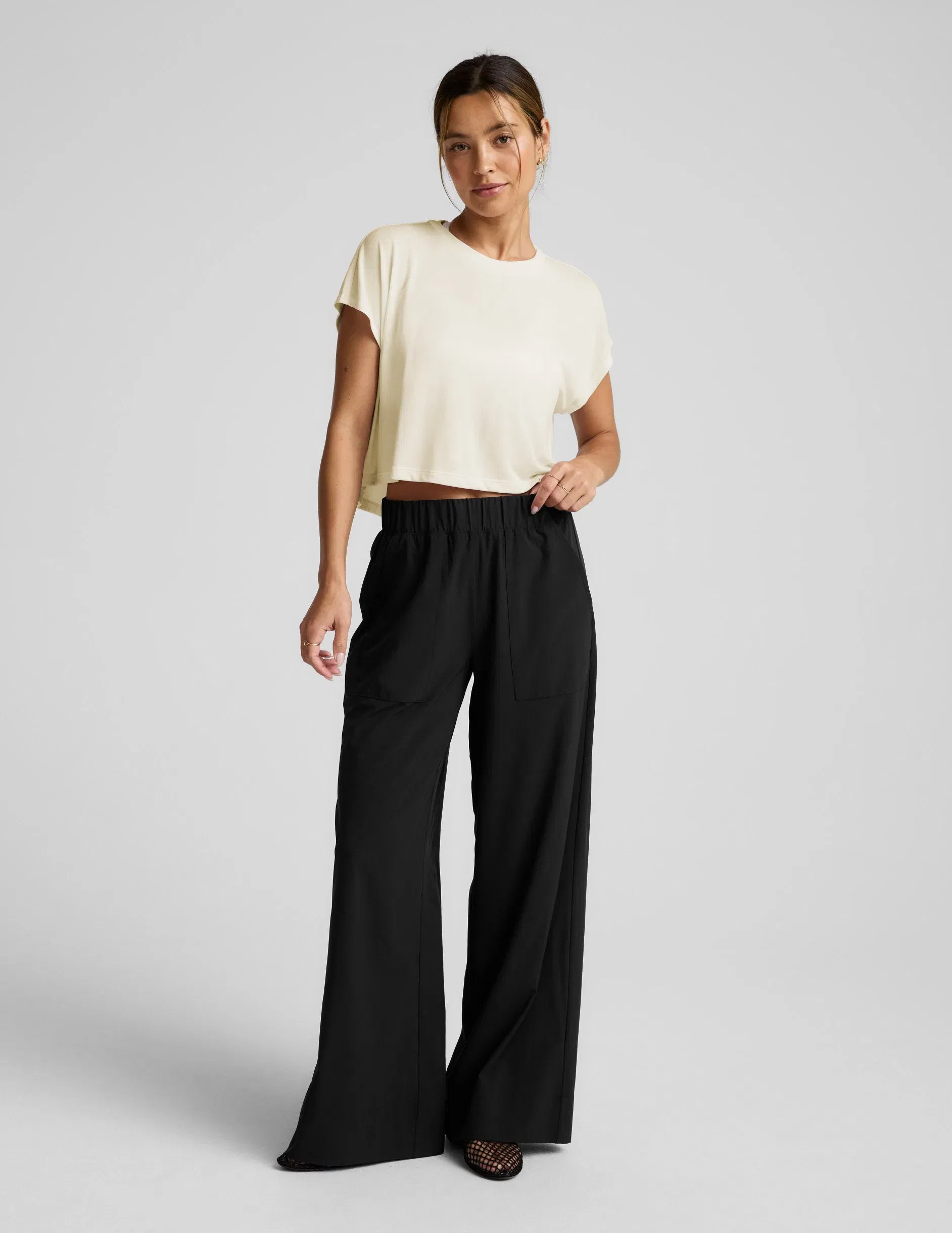 Beyond Yoga Studio Luxe Cropped T-Shirt Women's