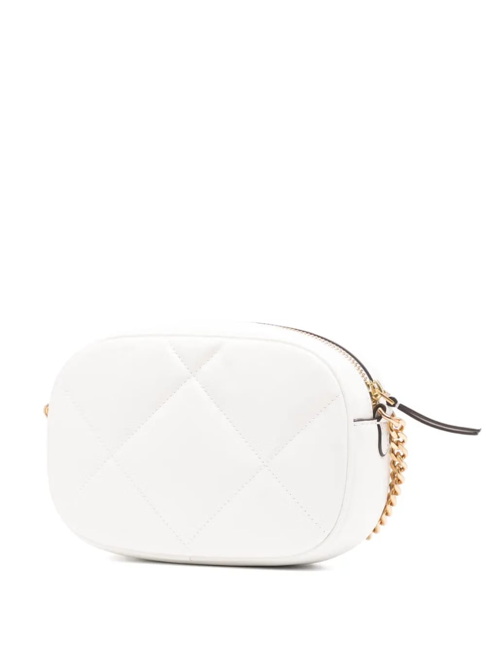 quilted-pattern chain-strap mini bag