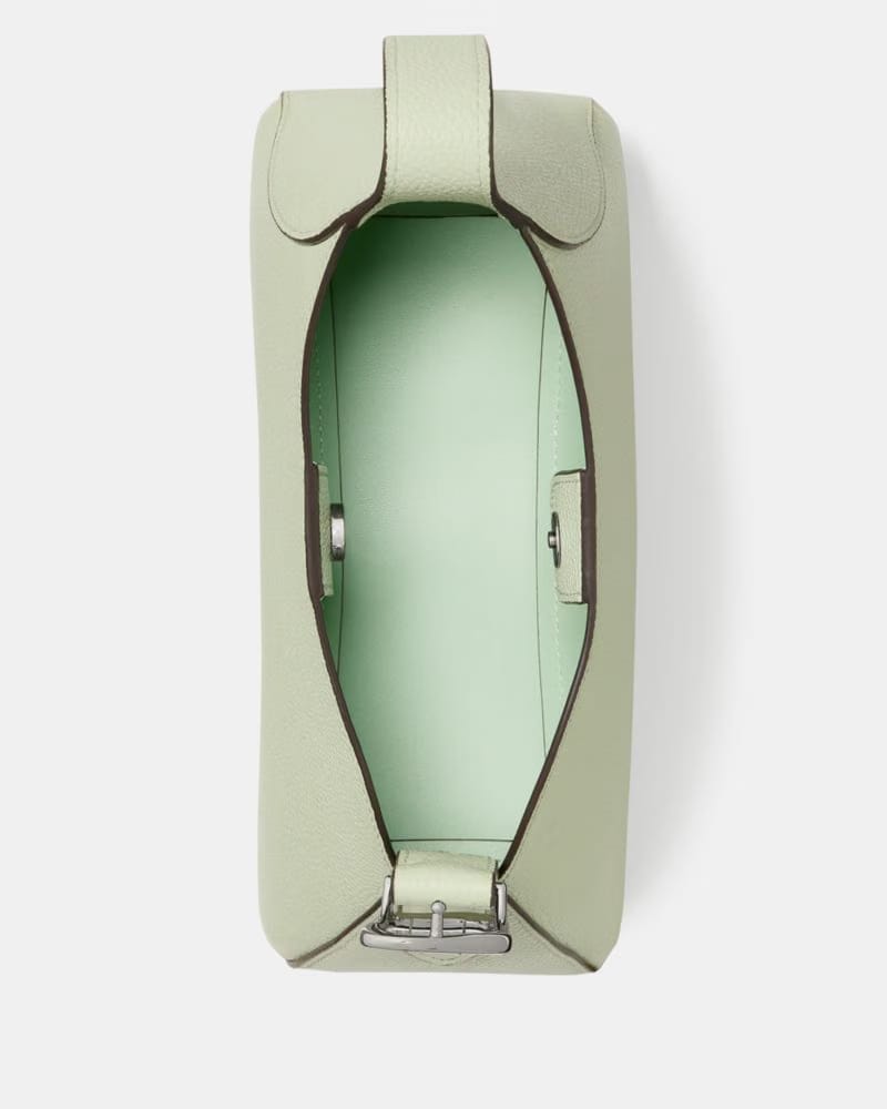 KateSpade 454 Sculpted Shoulder Bag Lime Frosting