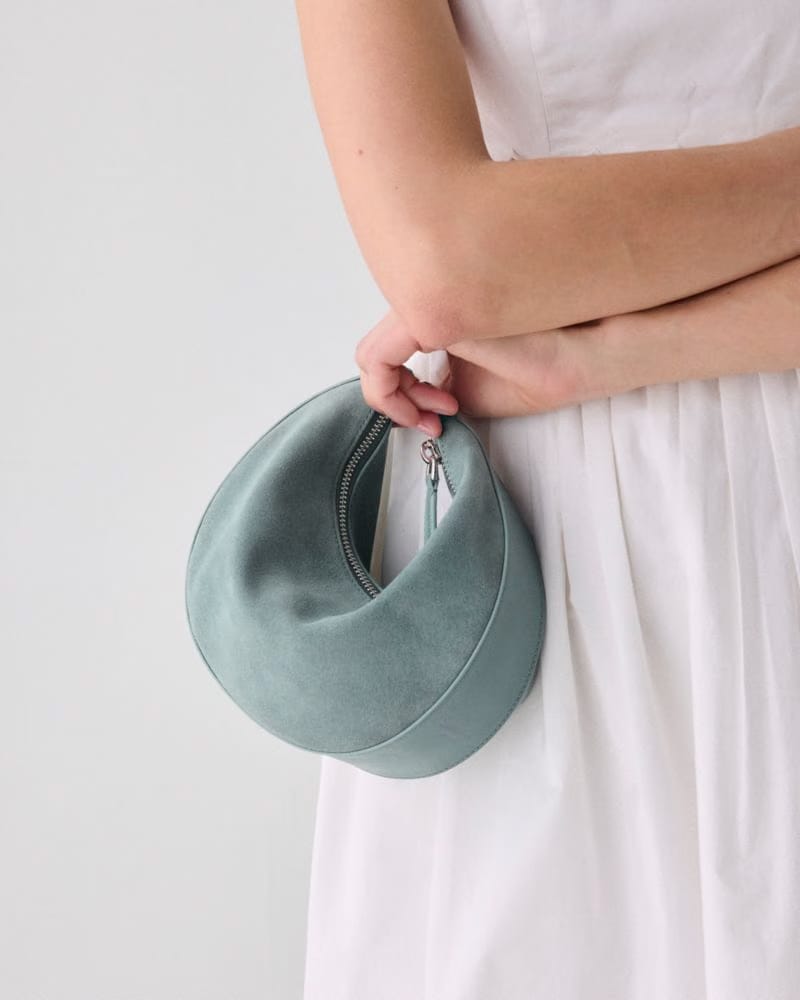 KateSpade Duo Suede Crossbody Bag Dark English Sea
