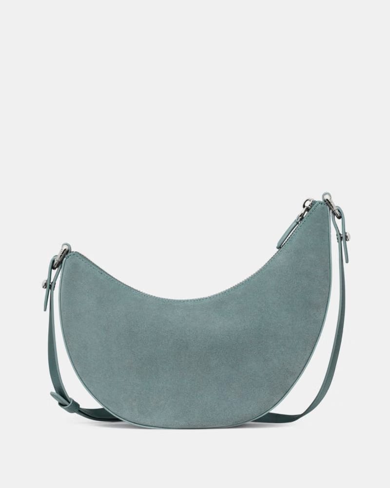 KateSpade Duo Suede Crossbody Bag Dark English Sea