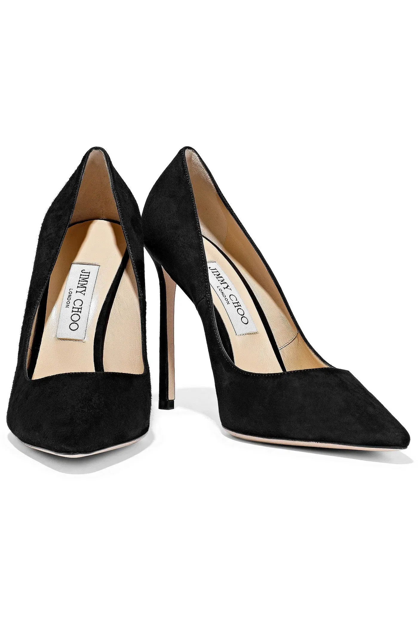 Jimmy Choo Romy 100 Suede Pumps Black Women's