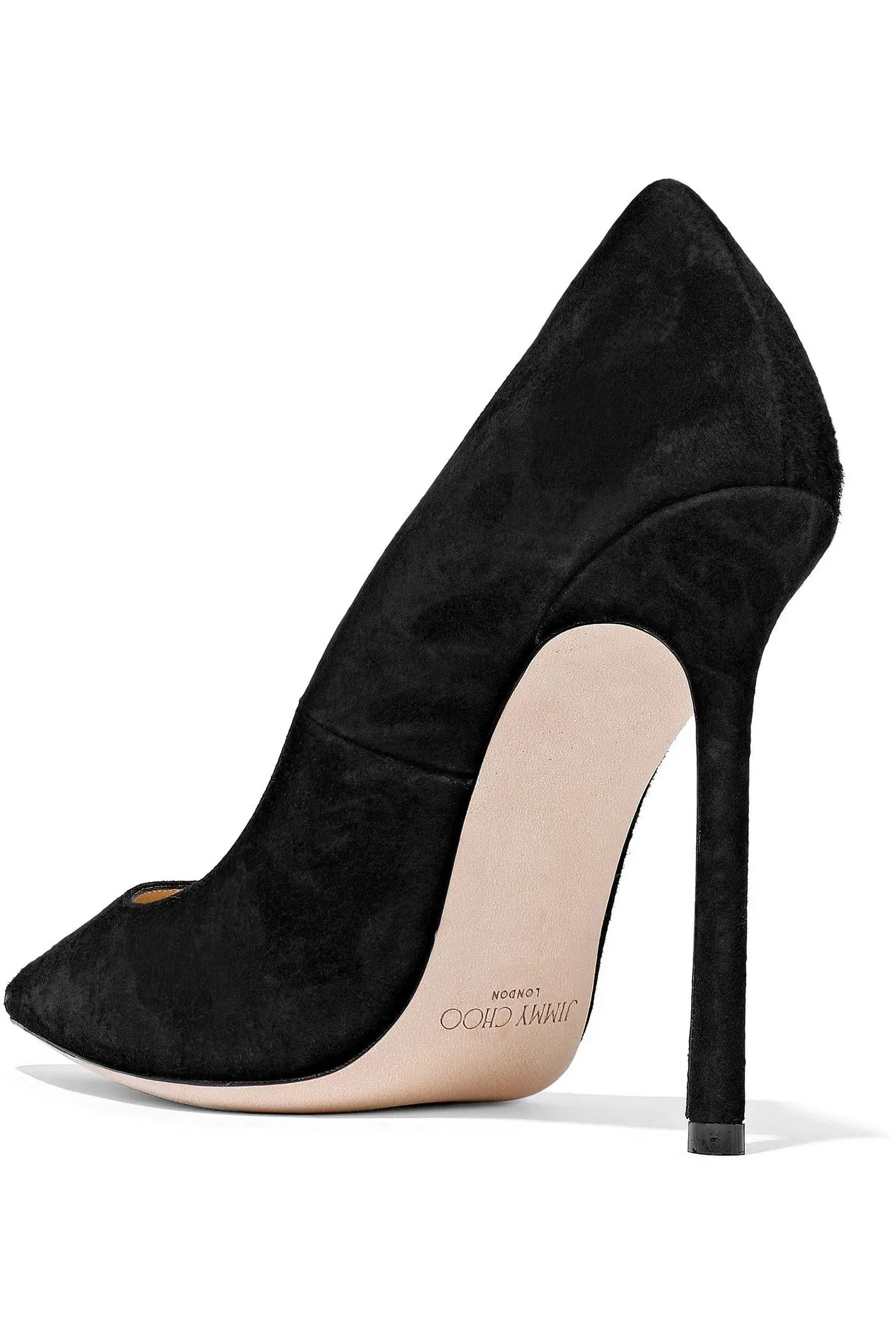 Jimmy Choo Romy 100 Suede Pumps Black Women's