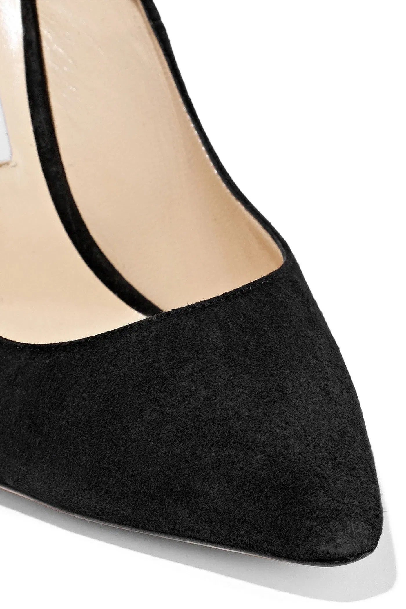 Jimmy Choo Romy 100 Suede Pumps Black Women's
