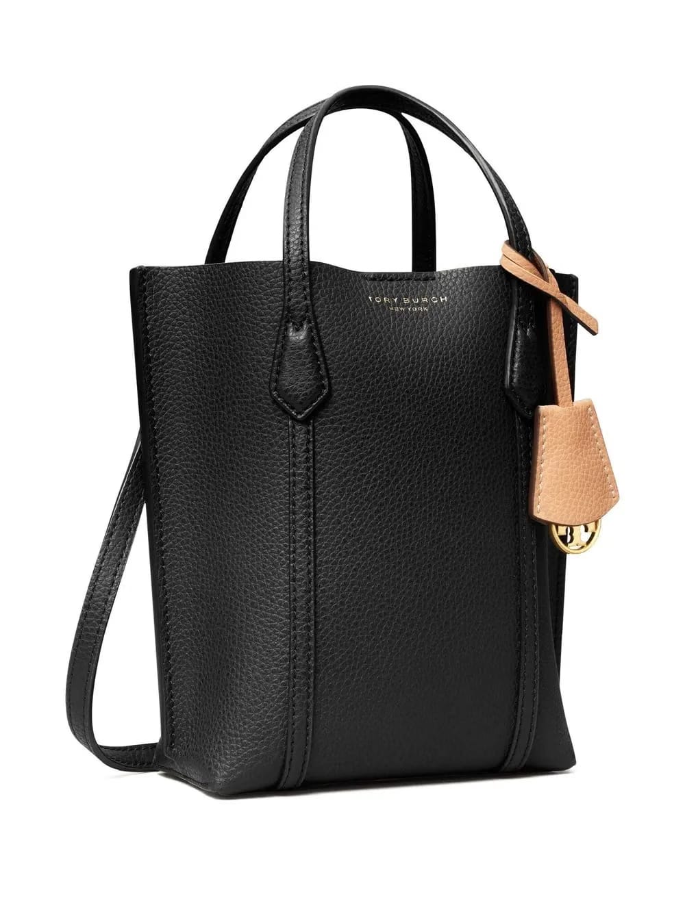 Perry grained-leather tote bag