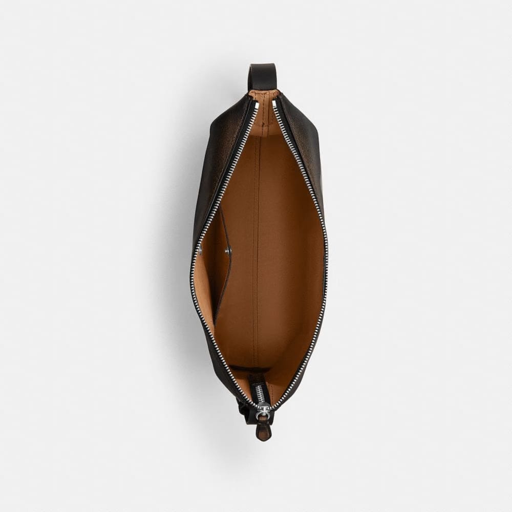 Coach Mott Messenger Bag 38 In Loved Leather Black Light Tan