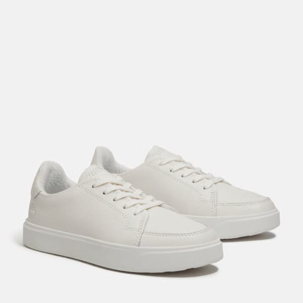 Timberland Emerson Street Sneaker White Full-Grain Women'S