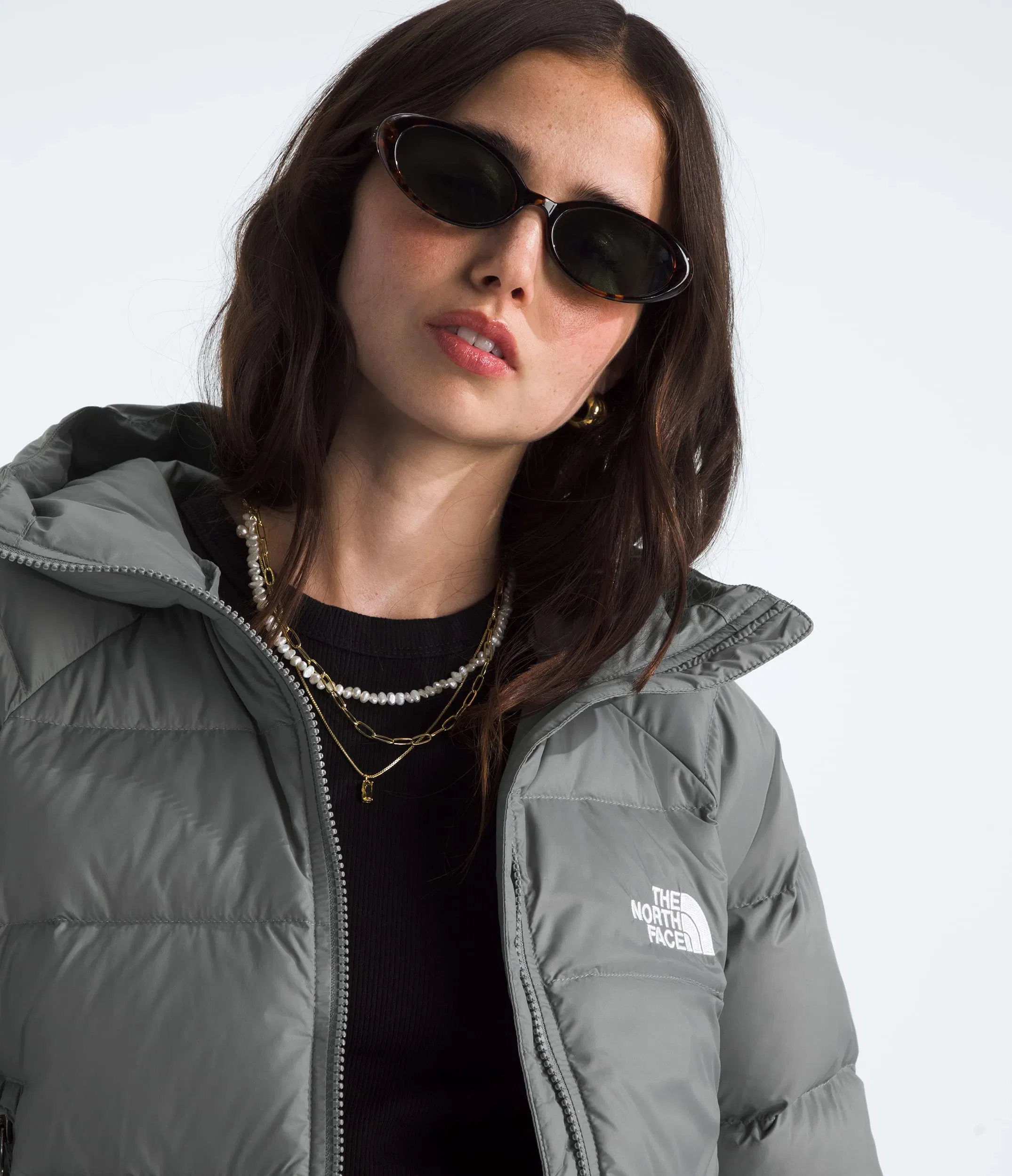 The North Face Women’s Hydrenalite™ Down Hoodie Smoked Pearl