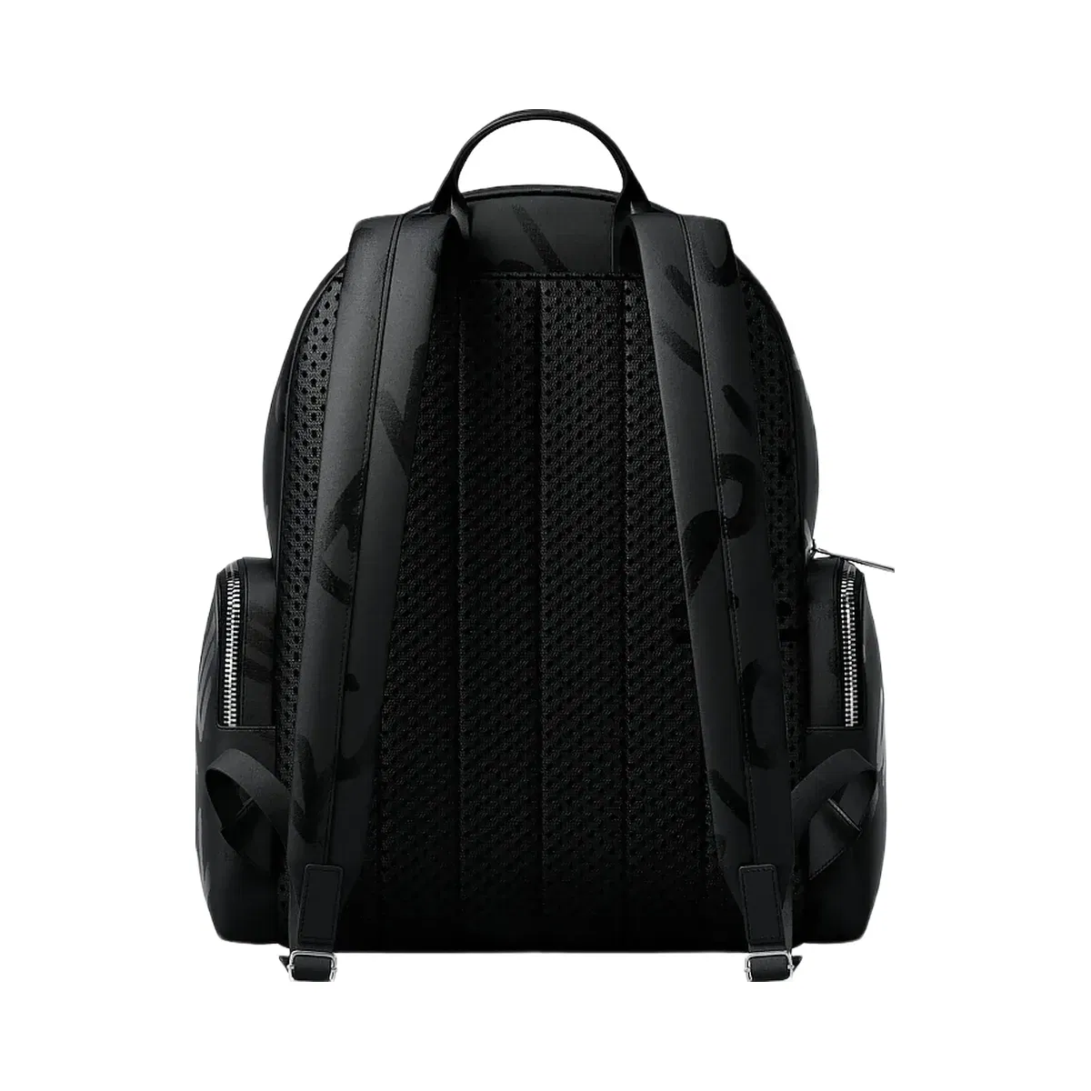Michael Kors Prescott Large Printed Nylon Backpack Black