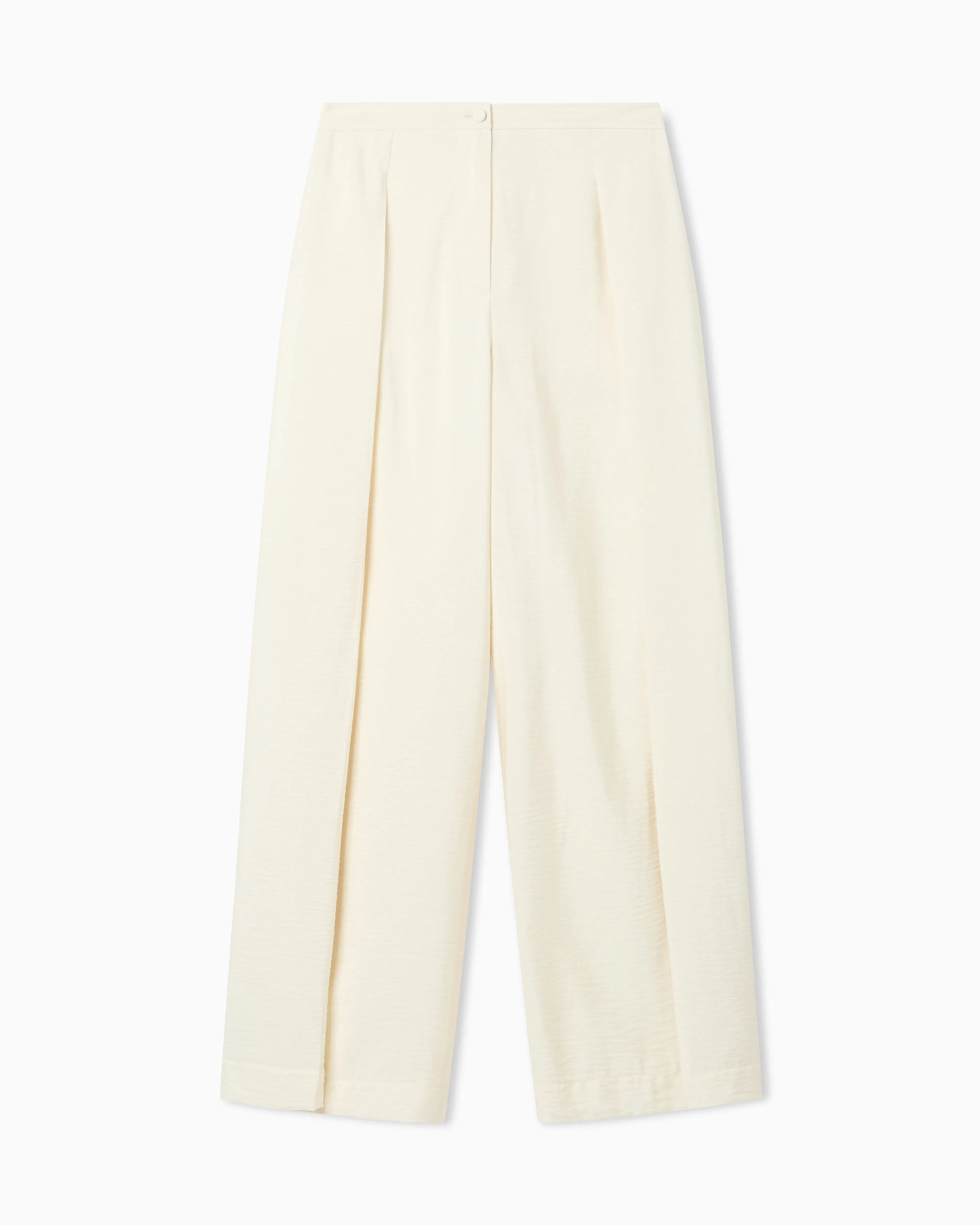 Emporio Armani Wide-leg trousers in technical rayon