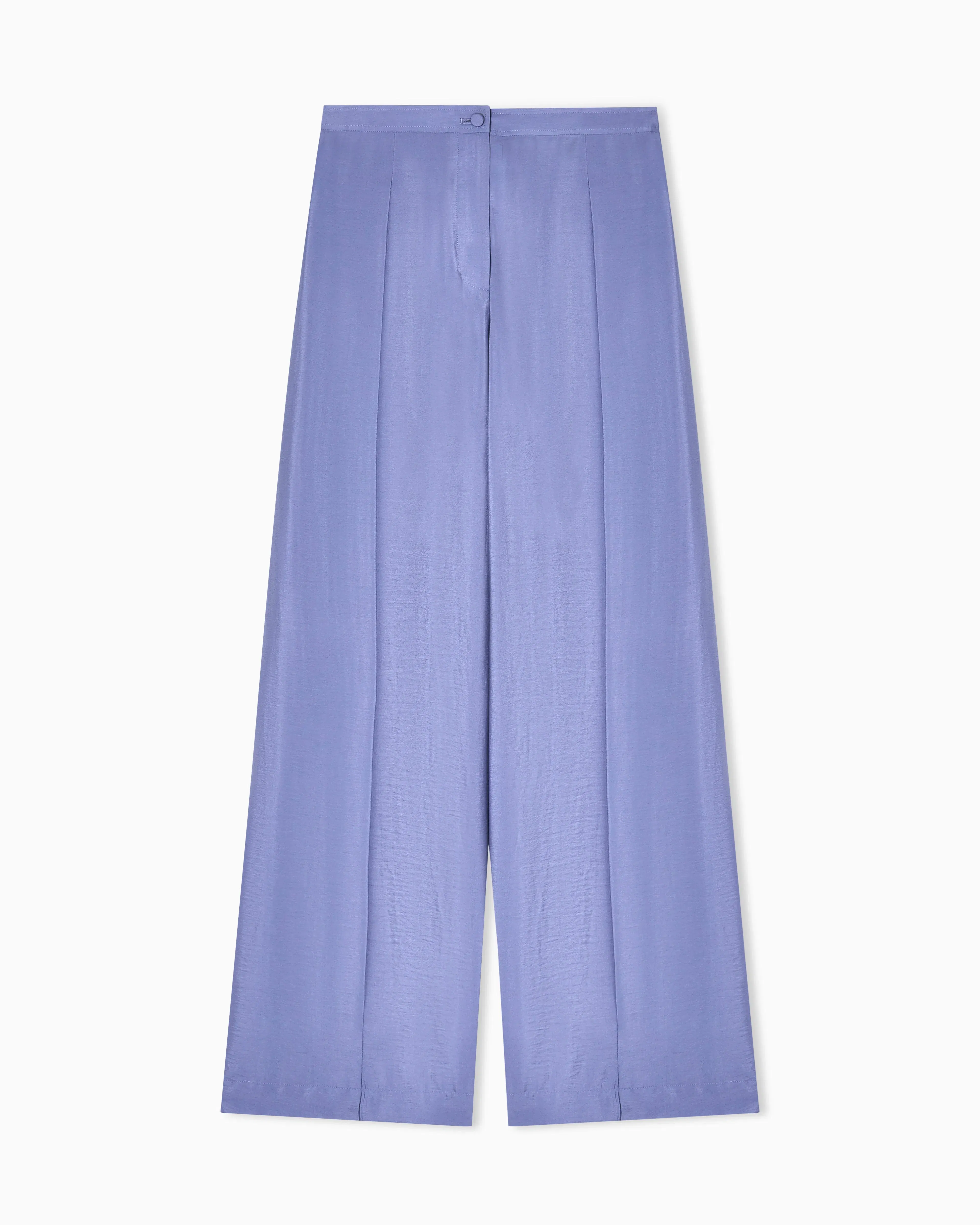 Emporio Armani Wide-leg trousers in technical rayon