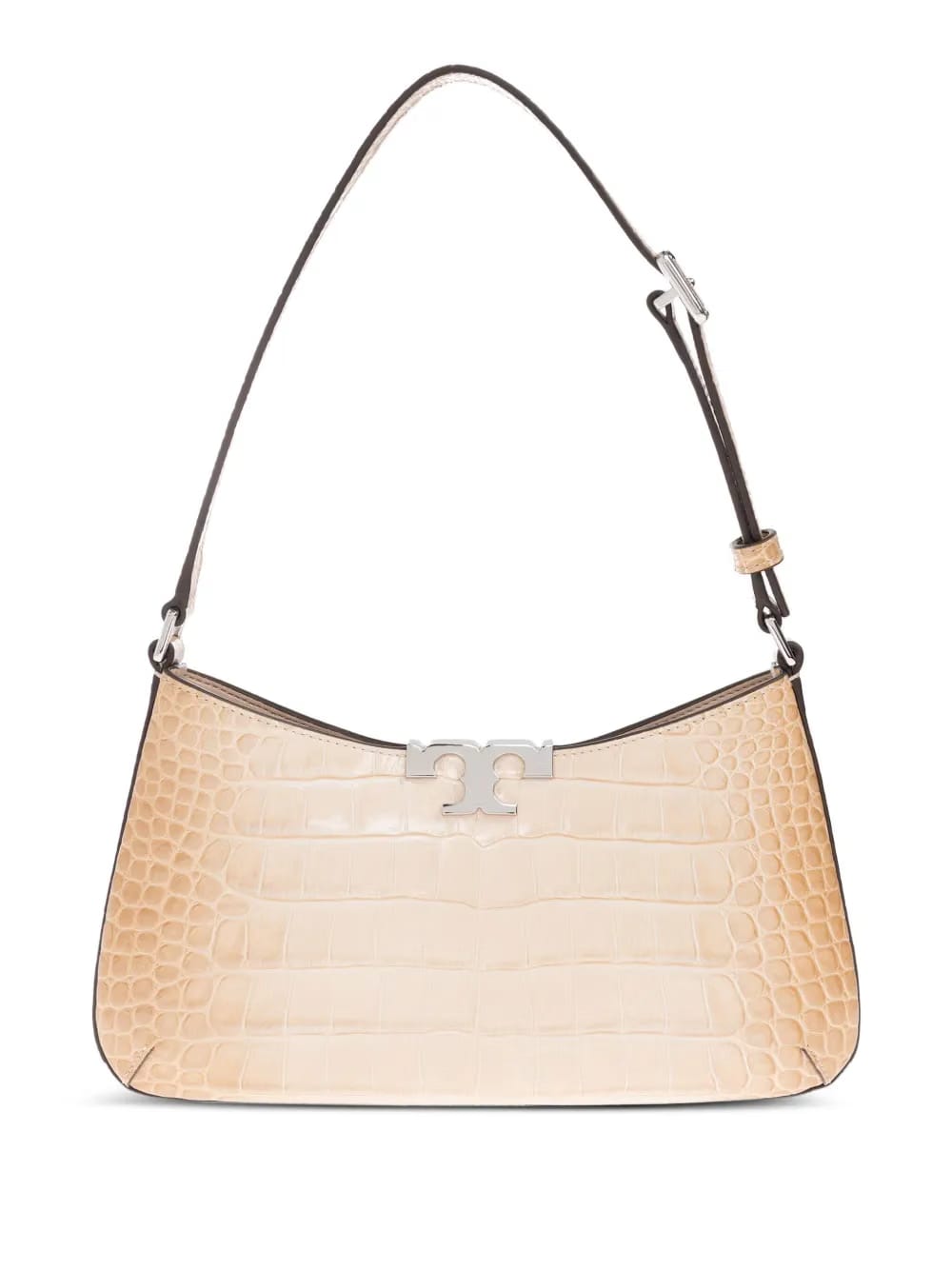 Eleanor crocodile-embossed shoulder bag