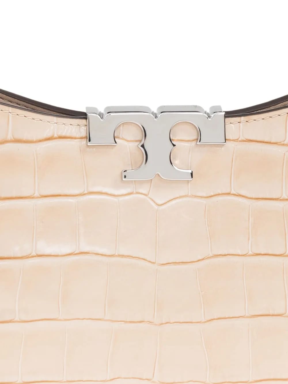 Eleanor crocodile-embossed shoulder bag
