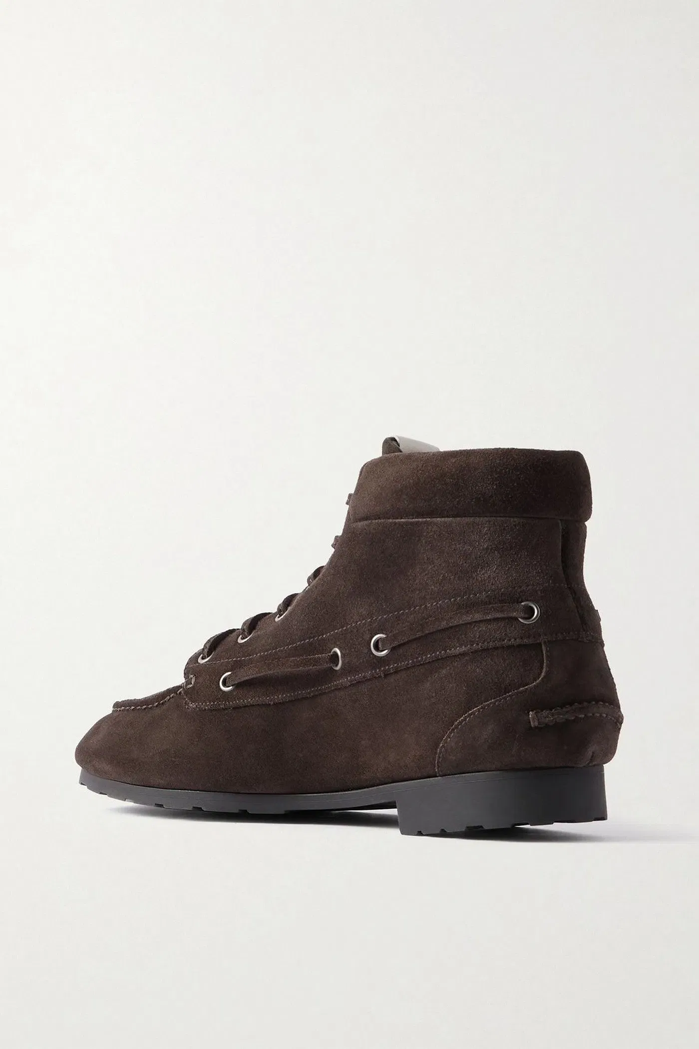 Bally Paphos Suede Ankle Boots Chocolate Women's