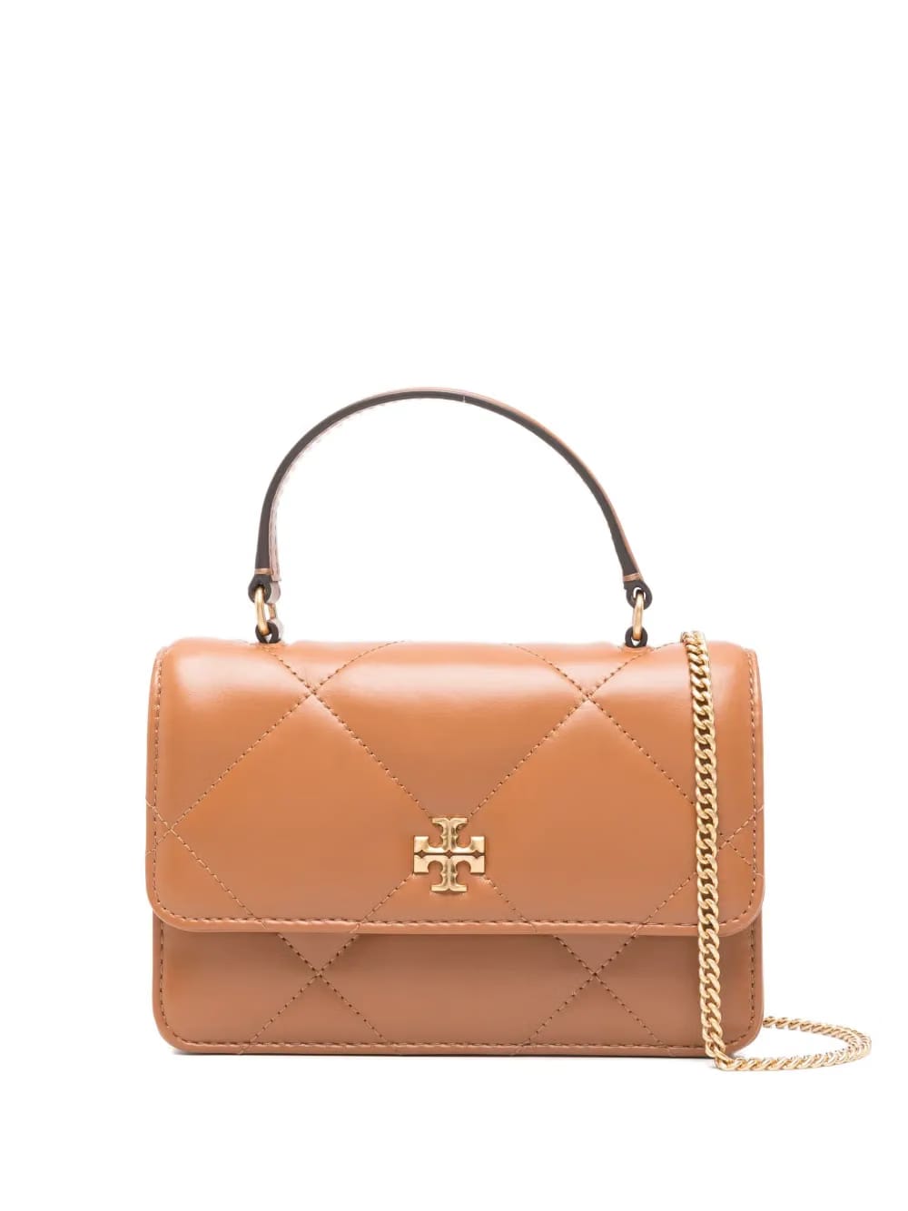 mini Kira diamond-quilted tote bag