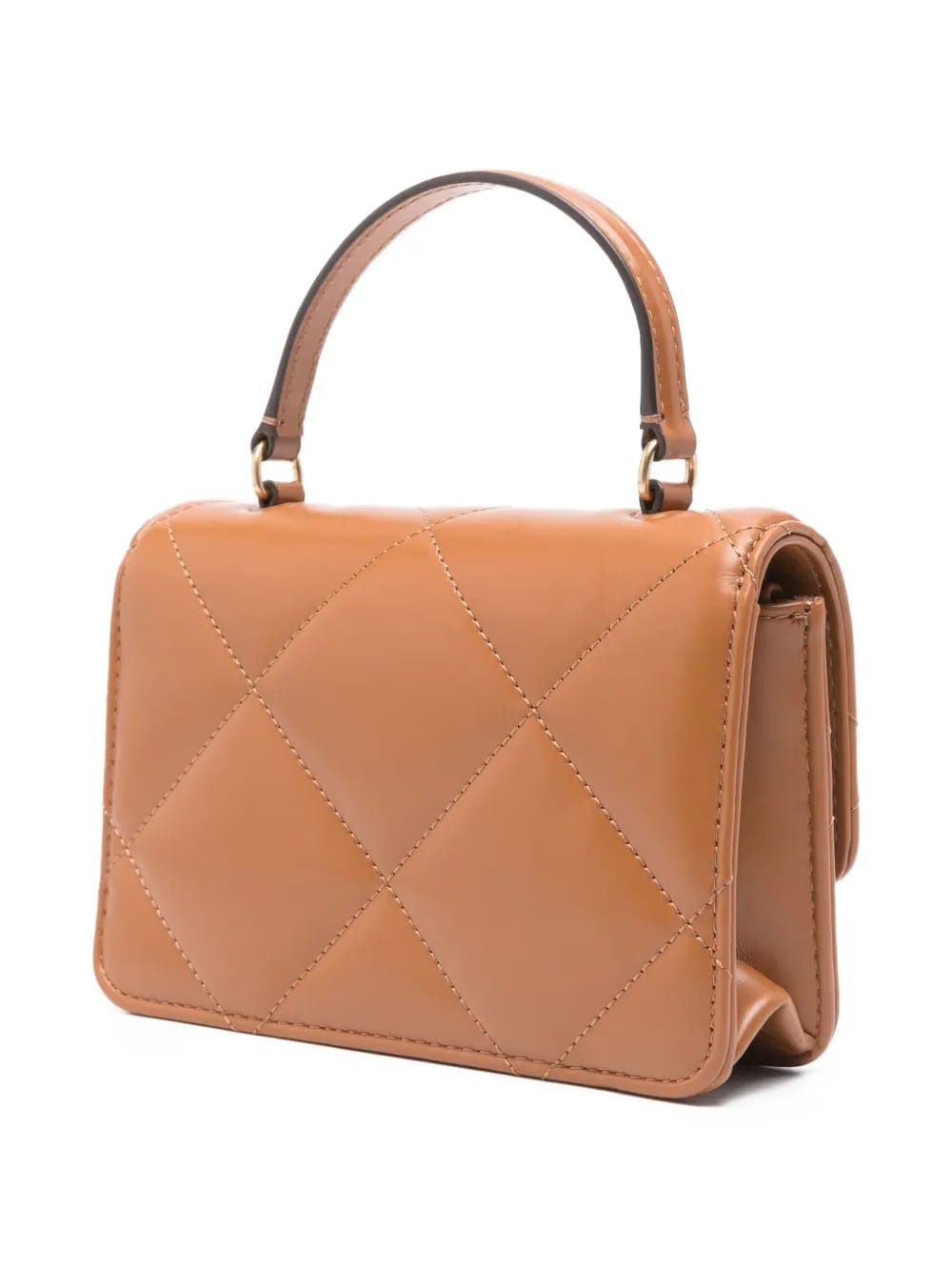 mini Kira diamond-quilted tote bag