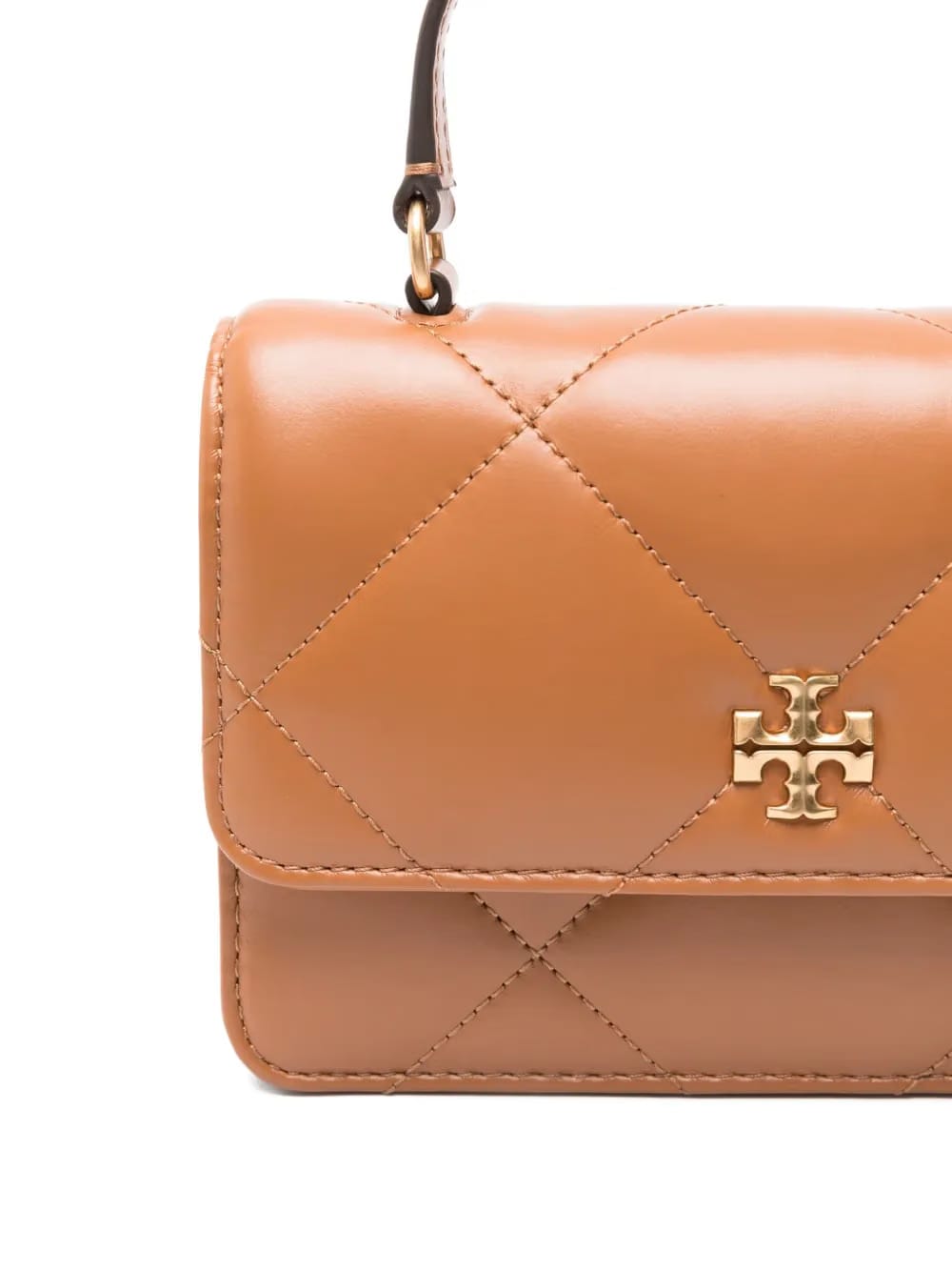 mini Kira diamond-quilted tote bag