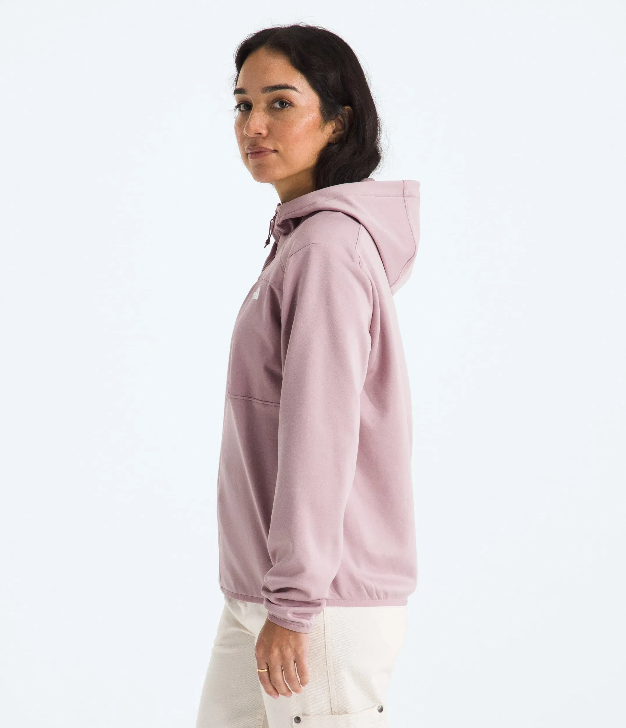 The North Face Women’s TNF™ Performance Fleece Full-Zip Hoodie Metal Pink