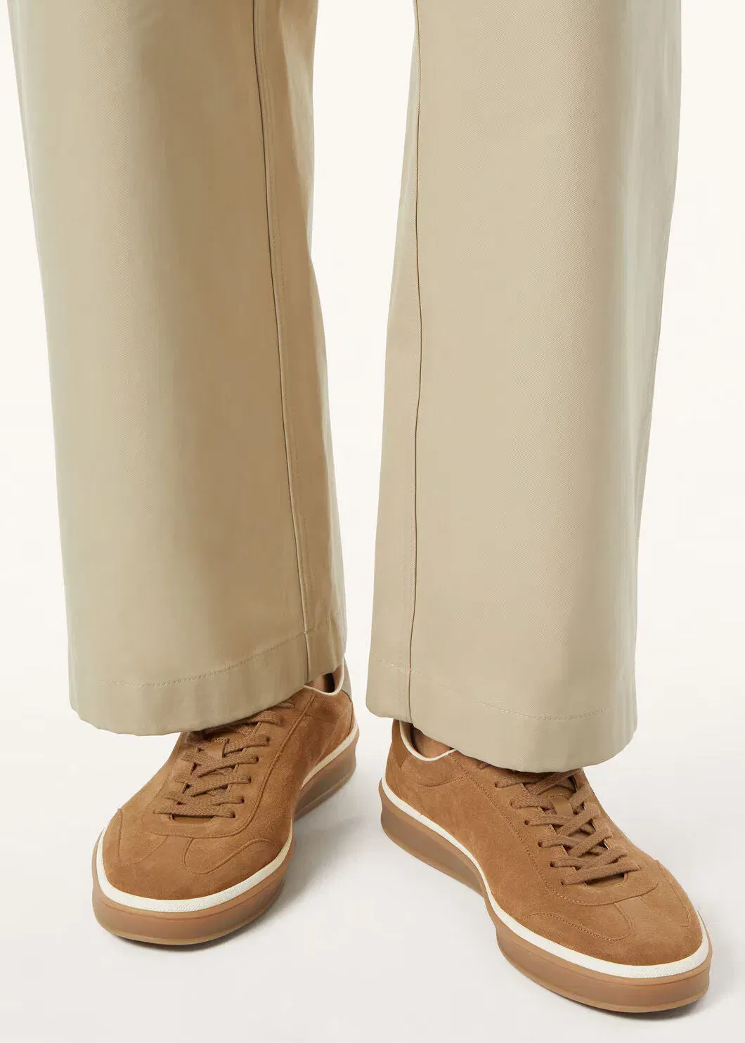 LoroPiana Tennis Walk Sneaker Light Sand Dune