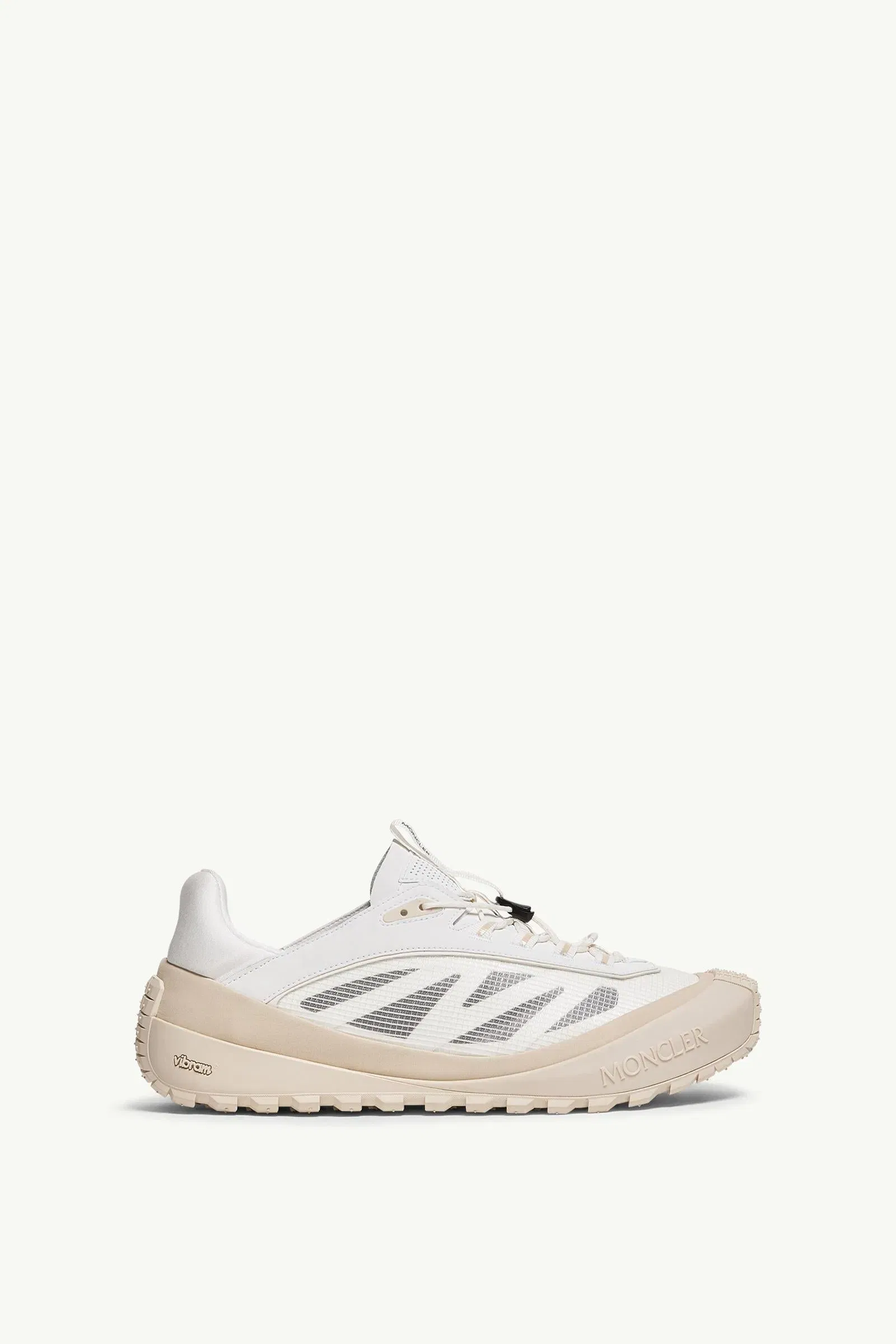 Moncler Trailgrip LP Suede & Nubuck Sneaker White